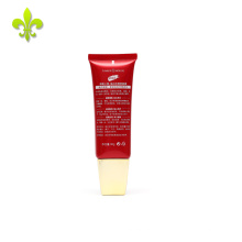 35 ml red one color screen printing plastic cosmetic bb cream plastic tube